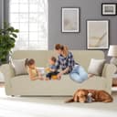 Thumbnail 1 de YSTELLAA Copridivano 2 posti elasticizzato anti-graffio cachi 🛋️