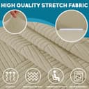 Thumbnail 3 de YSTELLAA Copridivano 2 posti elasticizzato anti-graffio cachi 🛋️