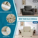 Thumbnail 4 de YSTELLAA Copridivano 2 posti elasticizzato anti-graffio cachi 🛋️