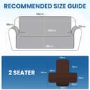 Thumbnail 2 de Ystyle Copridivano impermeabile 2 posti per divano con braccioli ☁️