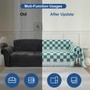 Thumbnail 5 de Ystyle Telo Copridivano 180x280 per 2 posti universale verde lago 🛋️