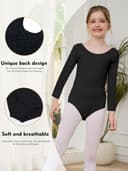 Thumbnail 4 de zffriction Body da danza classica in cotone a maniche lunghe 👗