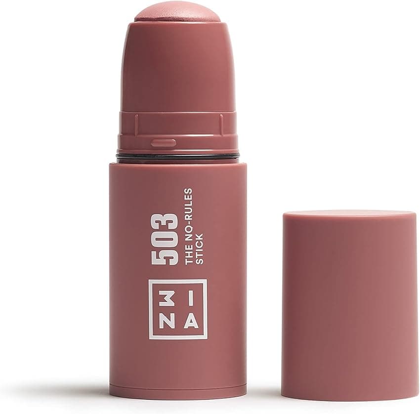 Imagen de 3INA The No Rules Stick 503 Nude 💄 Colorete en Barra 3 en 1 en OfertitasTOP