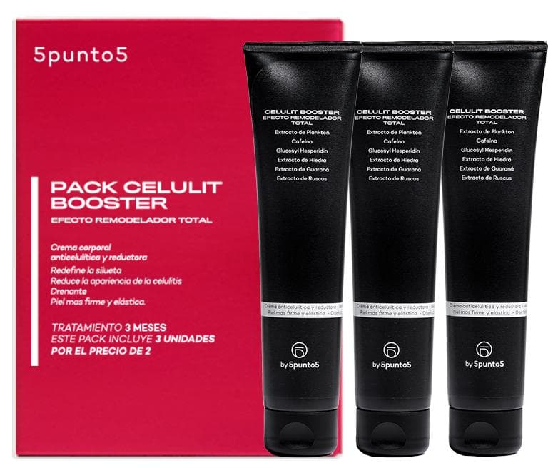 Imagen de 5punto5 Celulit Booster – Tratamiento Anti-Celulitis 3x125ml 💪 en OfertitasTOP
