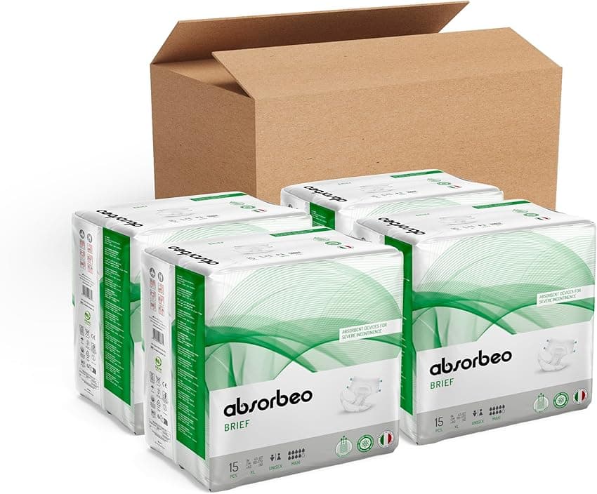 Imagen de Absorbeo Pantalón Absorbente Maxi talla XL 60 uds 🩲 en OfertitasTOP