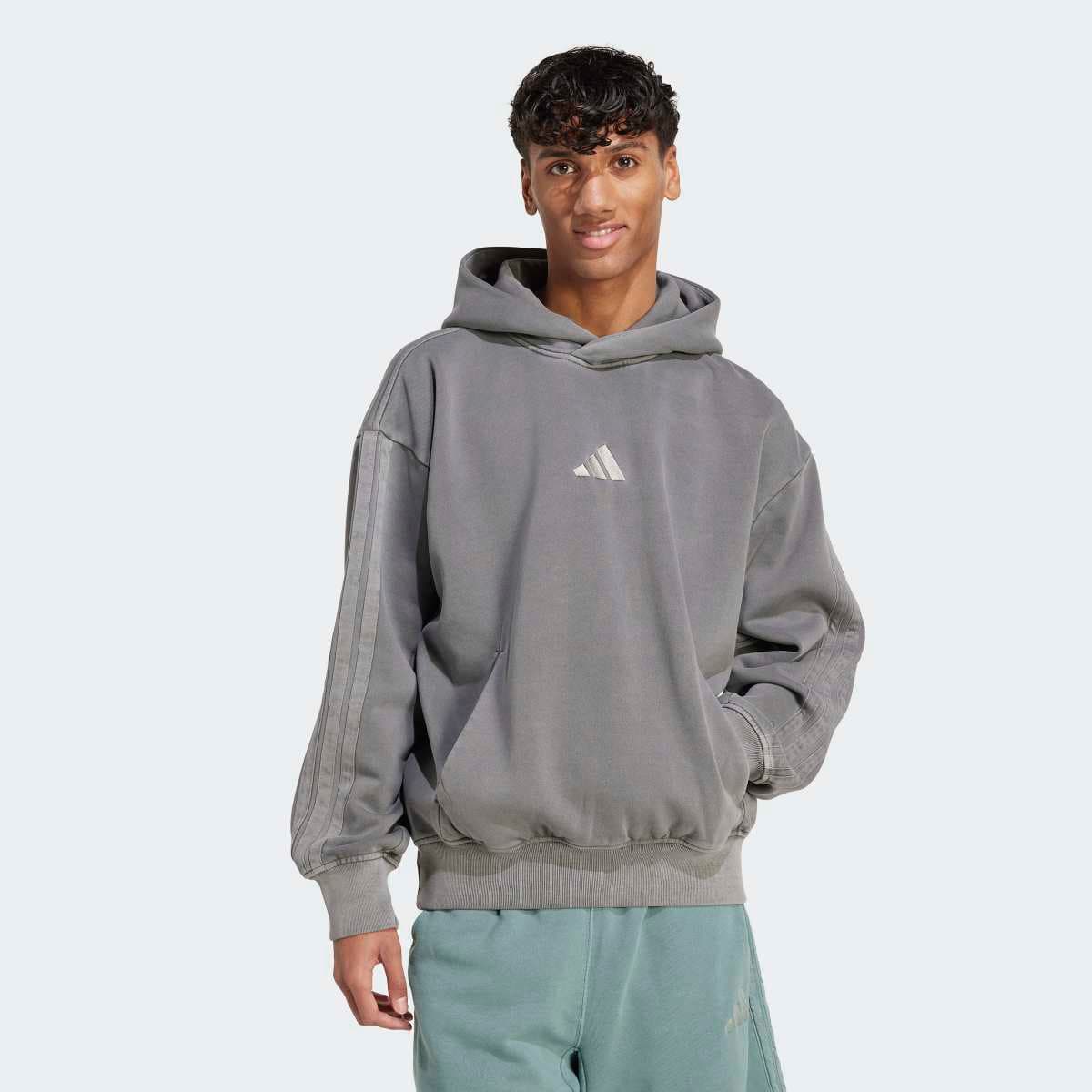 Imagen de adidas ALL SZN Fleece Washed Sudadera hombre 👕 en OfertitasTOP