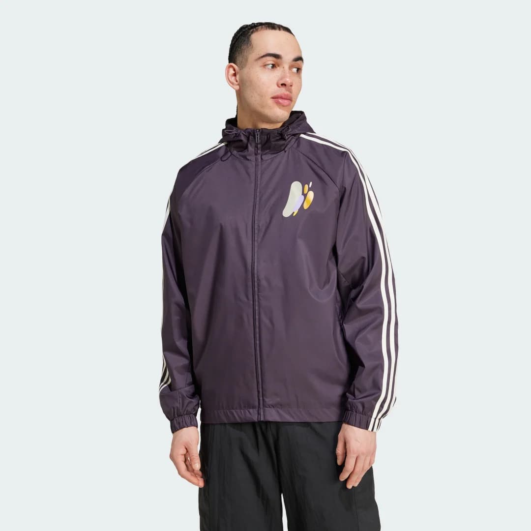 Imagen de adidas Cortavientos Real Madrid Seasonal Violeta 30 días 😊 en OfertitasTOP