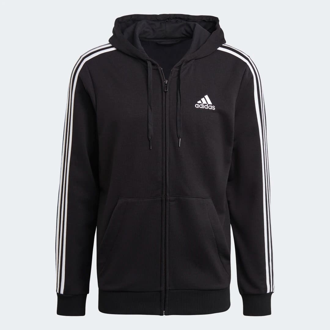 Imagen de adidas Essentials French Terry chaqueta Hoodie 3 bandas, 30 días en OfertitasTOP