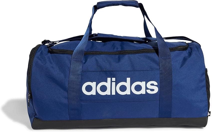 Imagen de adidas Essentials Linear Duffel Bag M, azul oscuro 🧳 en OfertitasTOP