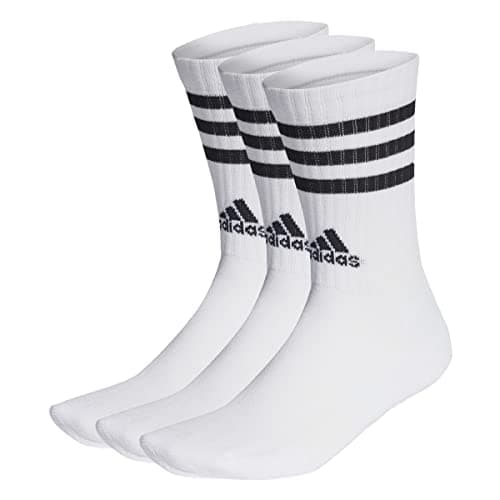 Imagen de adidas 3‑Stripes Cushioned Crew Socks 3 pares 6,5–8 🧦 en OfertitasTOP