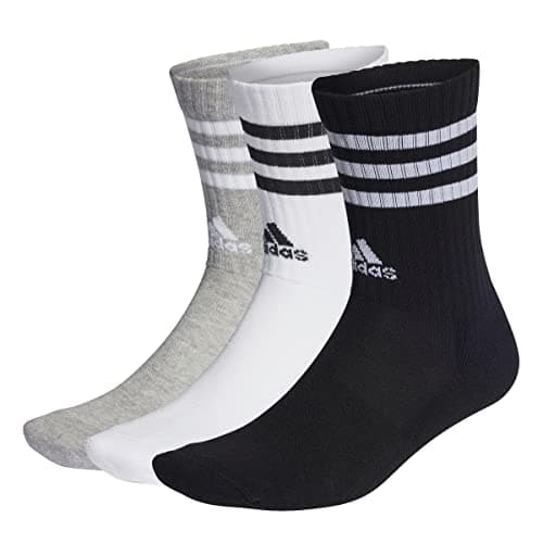 Imagen de adidas 3‑Stripes Cushioned Crew Socks 3 pares, talla 8.5‑10 🧦 en OfertitasTOP