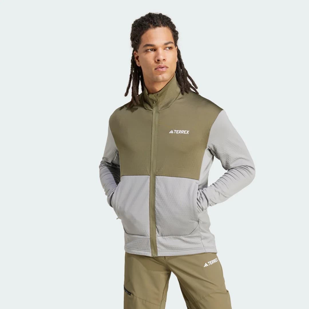 Imagen de adidas Terrex Multi Light Fleece chaqueta gris en OfertitasTOP