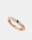 Thumbnail principal de Adolfo Courrier Anillo Pop de oro, diamantes y tsavorita 💍