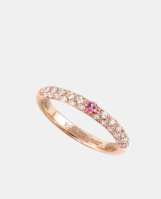 Imagen de Adolfo Courrier Anillo Pop de oro, diamantes y zafiro 💍 en OfertitasTOP