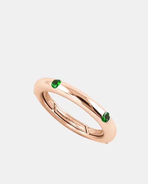 Imagen de Adolfo Courrier Anillo Pop de oro y tsavorita 💍 en OfertitasTOP