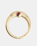 Thumbnail principal de Adolfo Courrier Anillo Studiolove en oro, diamantes y rubí✨
