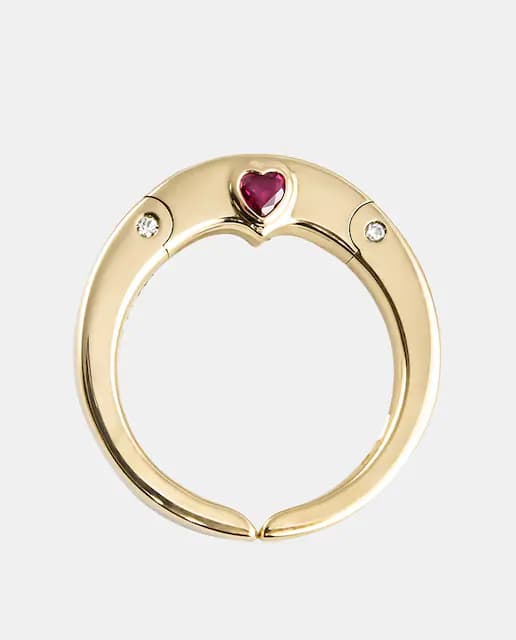 Imagen de Adolfo Courrier Anillo Studiolove en oro, diamantes y rubí✨ en OfertitasTOP