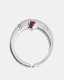 Thumbnail principal de Adolfo Courrier Anillo Studiolove de oro, diamantes y rubí 💍
