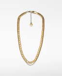 Thumbnail principal de Adolfo Dominguez Collar metálica doble cadena