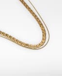 Thumbnail 1 de Adolfo Dominguez Collar metálica doble cadena