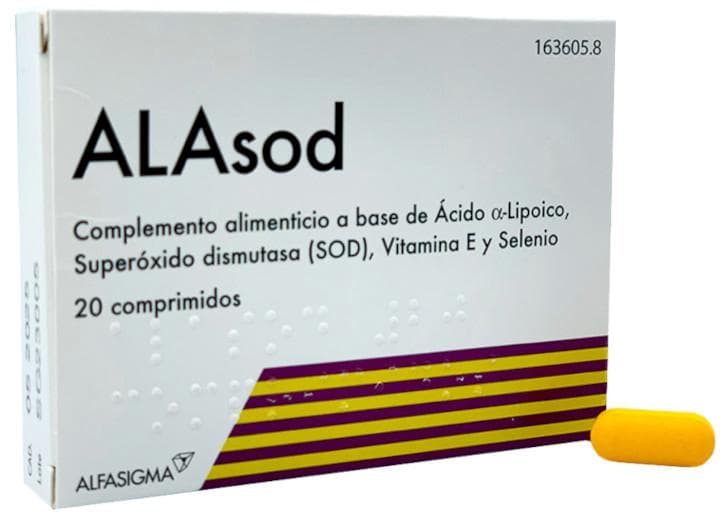 Imagen de Alfasigma Alasod 20 Comprimidos 20 mg en OfertitasTOP