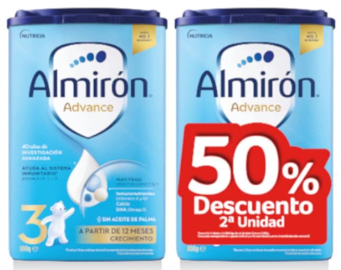 Imagen de Almirón Advance 3 leche de continuación 2x800 g en OfertitasTOP