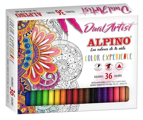 Imagen de Alpino Color Experience 36 rotuladores duales 🎨 en OfertitasTOP