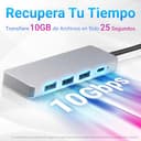 Thumbnail 2 de Amazon Basics Hub Dock USB-C 10 GB/s, 1C+3A 💻