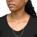 Thumbnail 3 de Amazon Essentials Pendientes aro rectangular de plata bañada en oro 💍