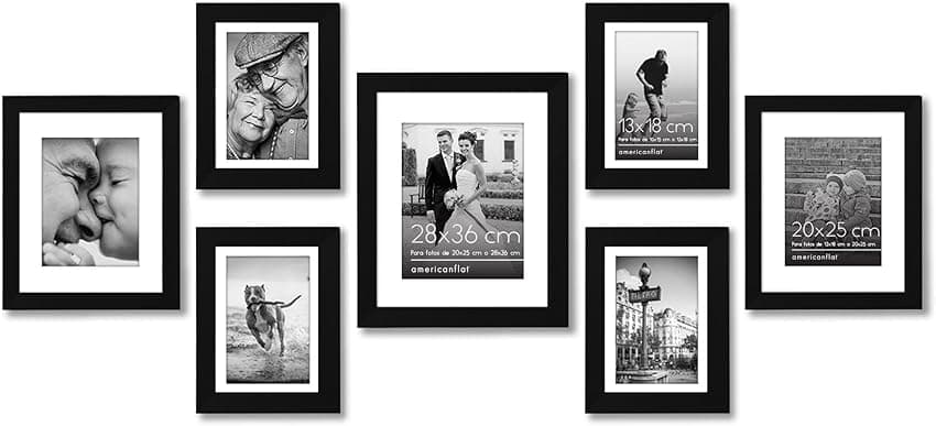Imagen de Americanflat Collage de 7 Marcos para Decorar 🖼️ en OfertitasTOP