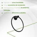 Thumbnail 3 de Amig Gorliz-3 Toallero pared Ø155×52 mm 🚿