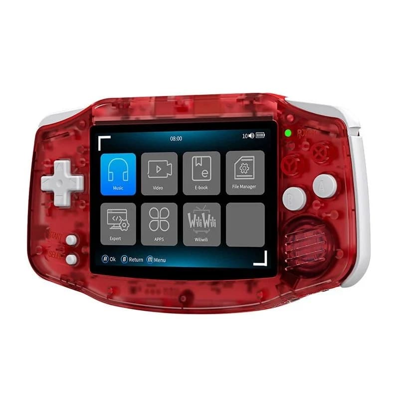 Imagen de Anbernic RG34XX Consola Portátil Retro 64GB Rojo Transparente 🎮 en OfertitasTOP