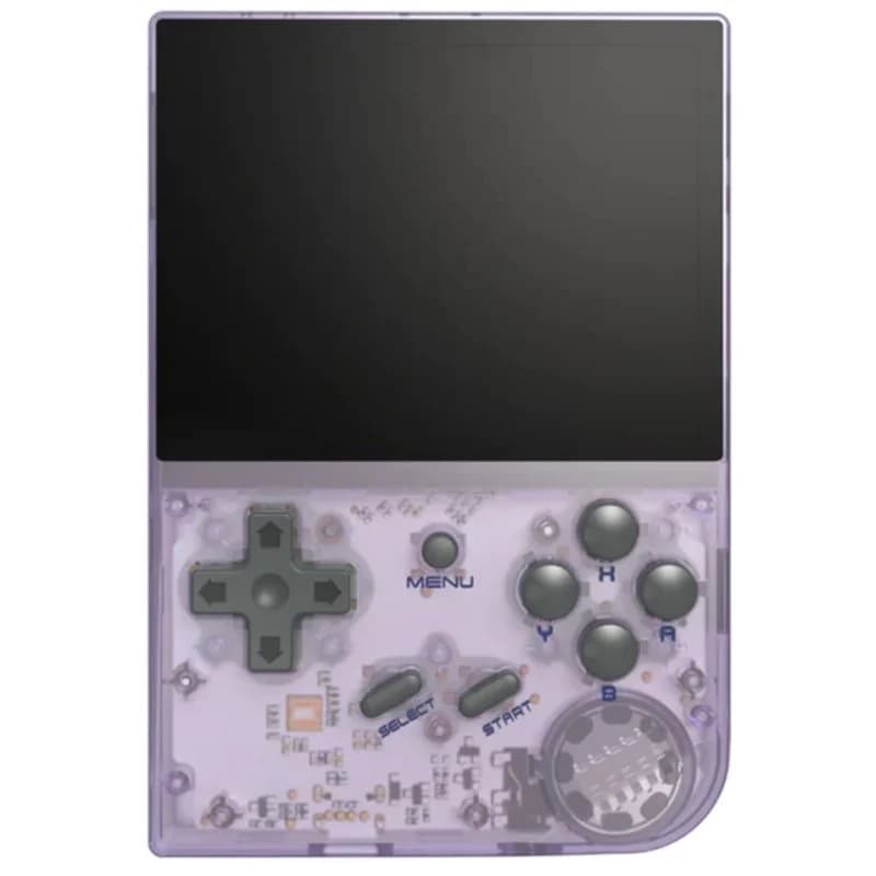 Imagen de Anbernic RG35XX Consola retro portátil 64 GB púrpura transparente 📱 en OfertitasTOP