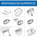 Thumbnail 3 de ANWIO 14W Plafón LED cuadrado IP54 4000K 📦