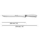 Thumbnail 1 de Arcos Riviera Blanc Cuchillo Trinchar 250 mm 🔪