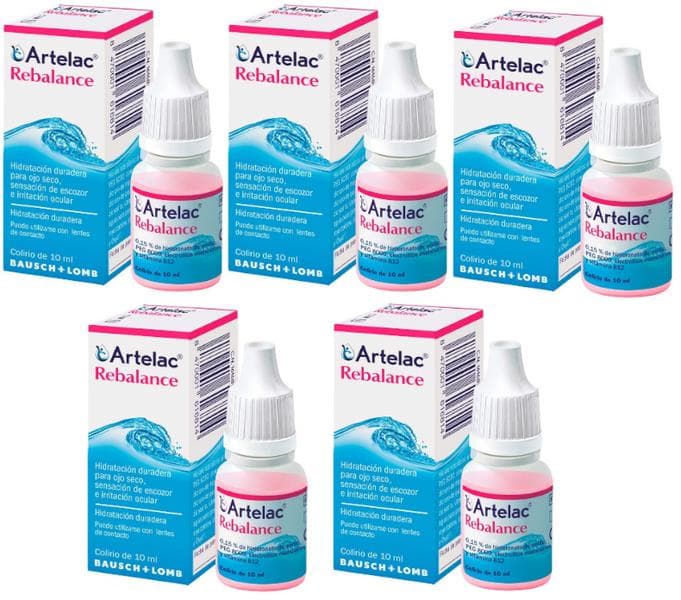 Imagen de Artelac Rebalance Solución Líquida 5x10 ml 💧 en OfertitasTOP