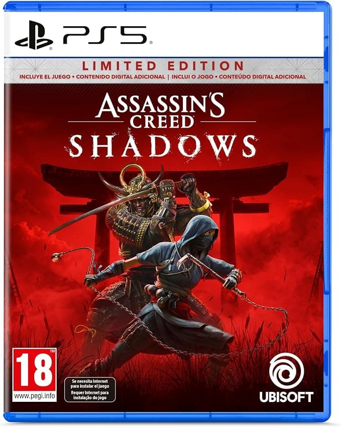 Imagen de Assassin's Creed Shadows Limited Edition 🗡️ para PS5 en Amazon.es en OfertitasTOP