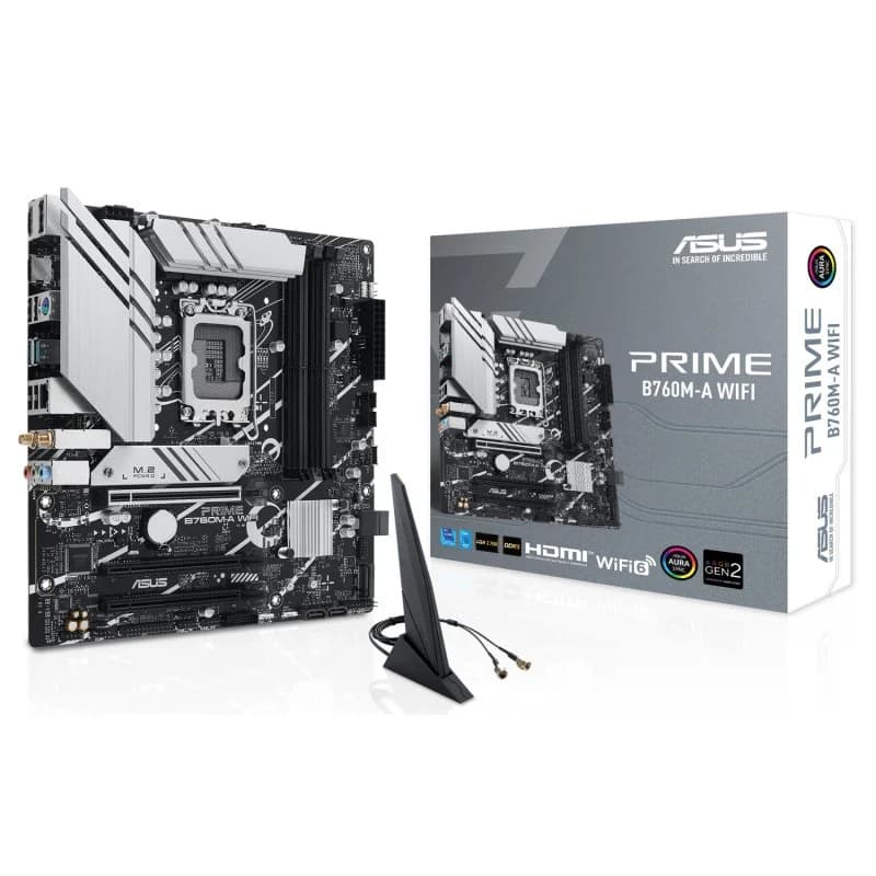 Imagen de ASUS PRIME B760M-A WIFI placa base mATX 📷 en OfertitasTOP