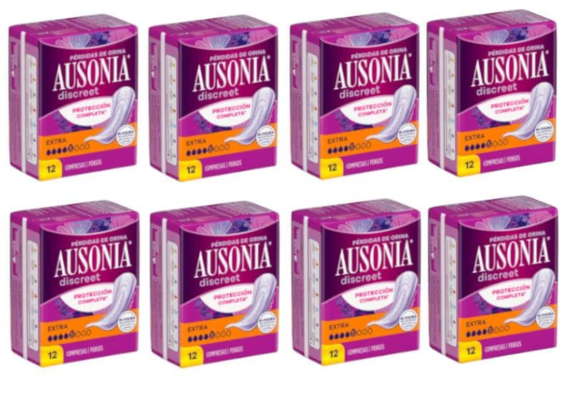 Imagen de Ausonia Discreet Compresa Extra Pérdidas Orina Mujer 8 unidades en OfertitasTOP