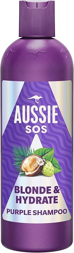 Imagen de Aussie SOS Blonde & Hydrate 500 ml — champú neutralizante para rubio 🧴 en OfertitasTOP