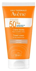 Thumbnail 1 de Avène Crema Solar SPF50+ con color 2x50 ml