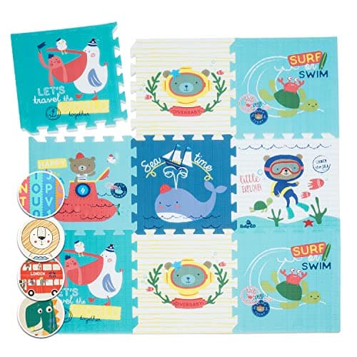 Imagen de Babify Alfombra Puzzle Toy Planet 165×165 cm para bebés 📷 en OfertitasTOP