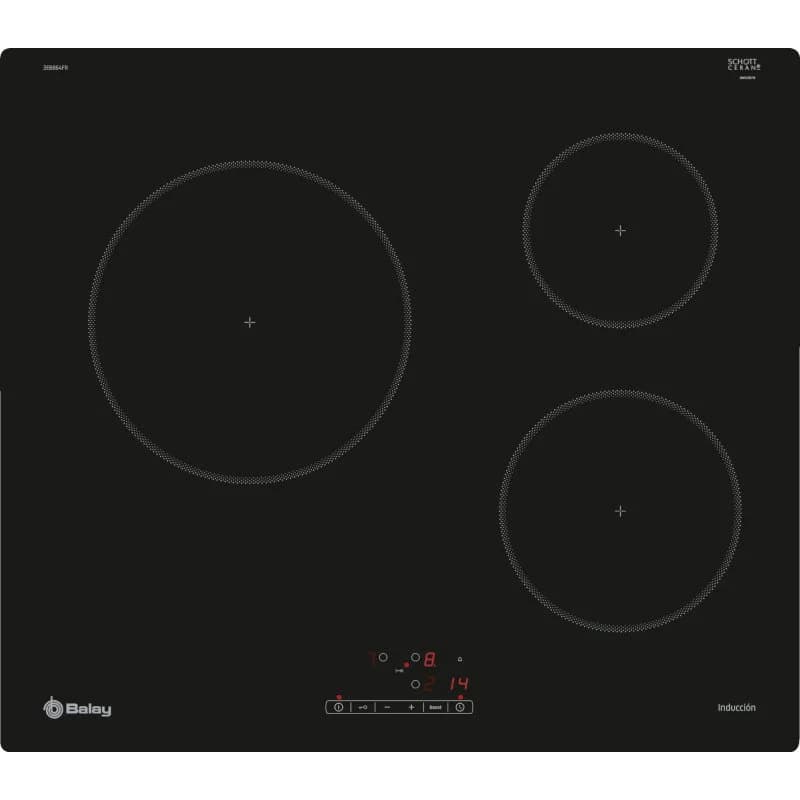 Imagen de Balay 3EB864FR Placa de inducción 3 zonas negra 🍳 en OfertitasTOP