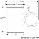 Thumbnail 2 de Balay 3TS282B Lavadora carga frontal 8 kg Blanca 🧺
