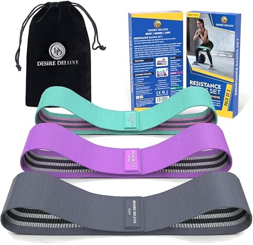 Bandas de Resistencia Unisex Pack de 3 Diferentes Niveles 🏋️
