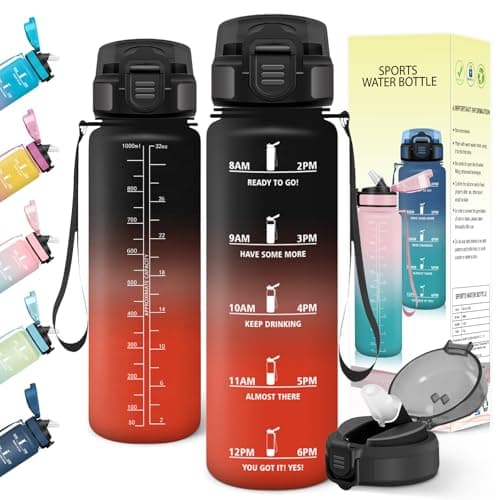 Imagen de Baramumu Botella agua 1 litro con pajita 🚰 en OfertitasTOP