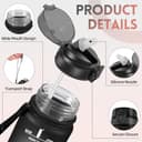 Thumbnail 1 de Baramumu Botella agua 1 litro con pajita 🚰