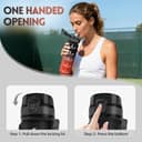 Thumbnail 5 de Baramumu Botella agua 1 litro con pajita 🚰