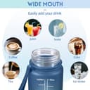 Thumbnail 4 de Baramumu Botella agua 1 litro con pajita azul-verde 🚰