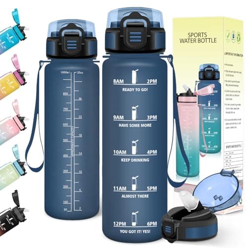 Imagen de Baramumu Botella agua 1 litro con pajita 🚰 en OfertitasTOP